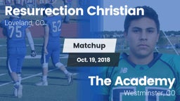 Matchup: Resurrection Christi vs. The Academy 2018