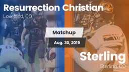 Matchup: Resurrection Christi vs. Sterling  2019