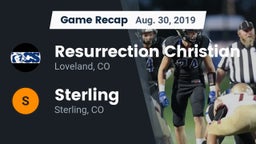 Recap: Resurrection Christian  vs. Sterling  2019