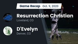 Recap: Resurrection Christian  vs. D'Evelyn  2020