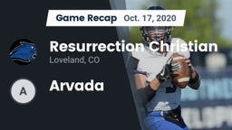 Recap: Resurrection Christian  vs. Arvada  2020