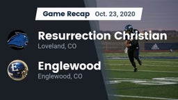 Recap: Resurrection Christian  vs. Englewood  2020