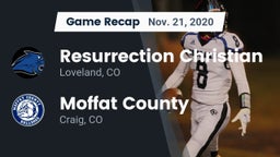 Recap: Resurrection Christian  vs. Moffat County  2020