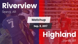 Matchup: Riverview vs. Highland  2017