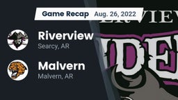 Recap: Riverview  vs. Malvern  2022