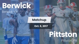 Matchup: Berwick vs. Pittston  2017