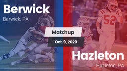 Matchup: Berwick vs. Hazleton  2020