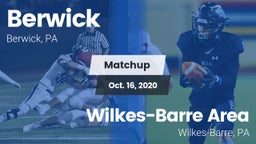 Matchup: Berwick vs. Wilkes-Barre Area  2020