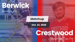 Matchup: Berwick vs. Crestwood  2020