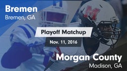 Matchup: Bremen vs. Morgan County  2016