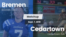 Matchup: Bremen vs. Cedartown  2018