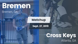 Matchup: Bremen vs. Cross Keys  2019