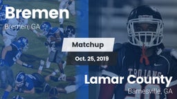 Matchup: Bremen vs. Lamar County  2019