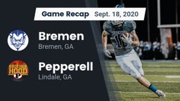 Recap: Bremen  vs. Pepperell  2020