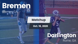 Matchup: Bremen vs. Darlington  2020