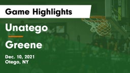 Unatego  vs Greene  Game Highlights - Dec. 10, 2021