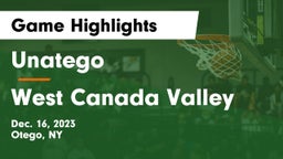 Unatego  vs West Canada Valley  Game Highlights - Dec. 16, 2023