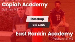 Matchup: Copiah Academy vs. East Rankin Academy  2017