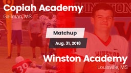 Matchup: Copiah Academy vs. Winston Academy  2018