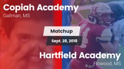 Matchup: Copiah Academy vs. Hartfield Academy  2018