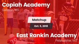 Matchup: Copiah Academy vs. East Rankin Academy  2018