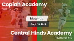 Matchup: Copiah Academy vs. Central Hinds Academy  2019