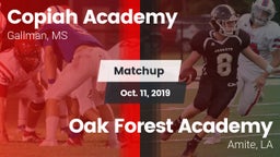 Matchup: Copiah Academy vs. Oak Forest Academy  2019