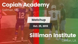 Matchup: Copiah Academy vs. Silliman Institute  2019