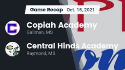 Recap: Copiah Academy  vs. Central Hinds Academy  2021