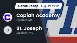 Recap: Copiah Academy  vs. St. Joseph 2022