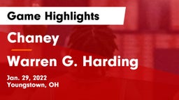 Chaney  vs Warren G. Harding  Game Highlights - Jan. 29, 2022