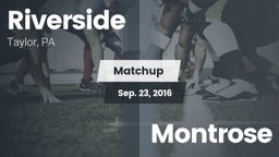 Matchup: Riverside vs. Montrose  2016