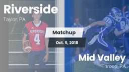 Matchup: Riverside vs. Mid Valley  2018