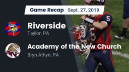 Recap: Riverside  vs. Academy of the New Church  2019