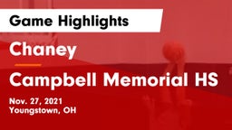 Chaney  vs Campbell Memorial HS Game Highlights - Nov. 27, 2021