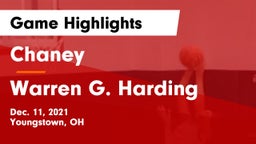 Chaney  vs Warren G. Harding  Game Highlights - Dec. 11, 2021