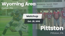 Matchup: Wyoming Area vs. Pittston  2016