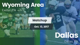 Matchup: Wyoming Area vs. Dallas  2017