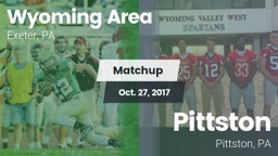 Matchup: Wyoming Area vs. Pittston  2017