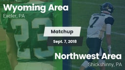 Matchup: Wyoming Area vs. Northwest Area  2018