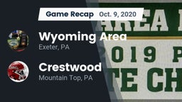 Recap: Wyoming Area  vs. Crestwood  2020