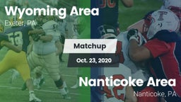 Matchup: Wyoming Area vs. Nanticoke Area  2020