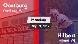 Matchup: Oostburg vs. Hilbert  2016