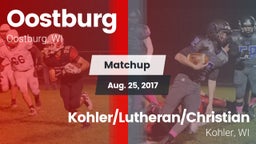 Matchup: Oostburg vs. Kohler/Lutheran/Christian  2017