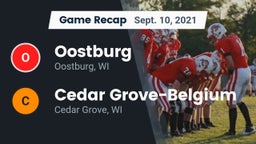 Recap: Oostburg  vs. Cedar Grove-Belgium  2021