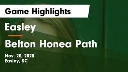 Easley  vs Belton Honea Path  Game Highlights - Nov. 20, 2020
