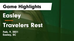 Easley  vs Travelers Rest  Game Highlights - Feb. 9, 2021