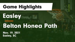 Easley  vs Belton Honea Path  Game Highlights - Nov. 19, 2021