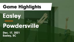 Easley  vs Powdersville  Game Highlights - Dec. 17, 2021