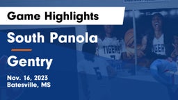 South Panola  vs Gentry  Game Highlights - Nov. 16, 2023